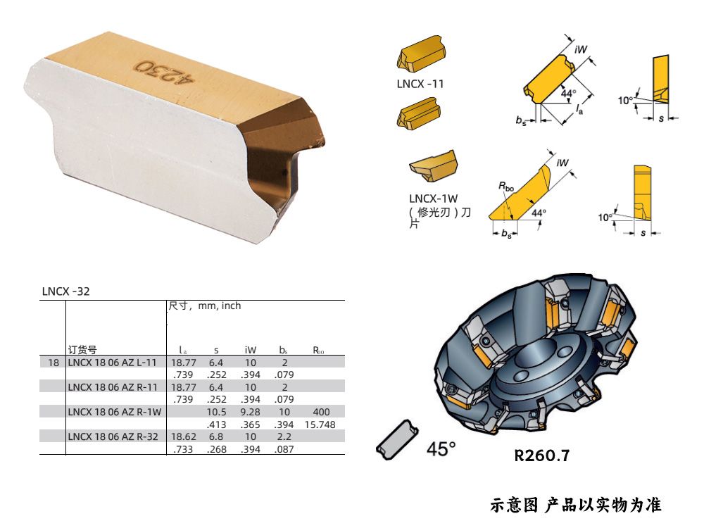 R260.7重載銑刀